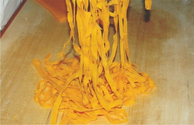 Tagliatelle allo scalogno