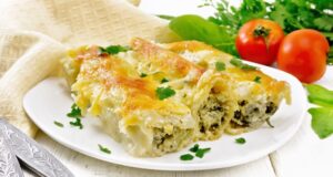 cannelloni con radicchio e taleggio