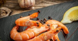 Scampi all’aglio