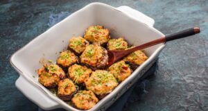 Funghi al forno ripieni