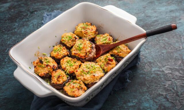 funghi al forno ripieni