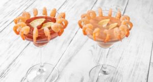 Cocktail di gamberetti in salsa rosa