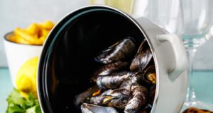 Cozze al vapore con vino bianco
