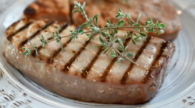 Tagliata di tonno alla griglia