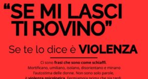 “Stai zitta” – “Ti sei vestita come una zoccola”: Se te lo dice è VIOLENZA