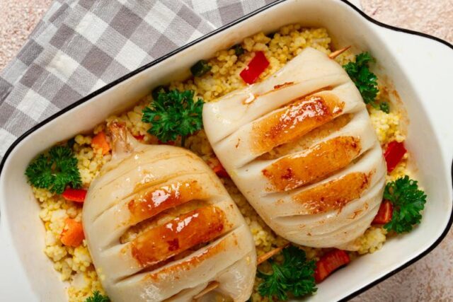 Seppie ripiene al forno