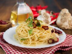Spaghetti aglio, olio e peperoncino
