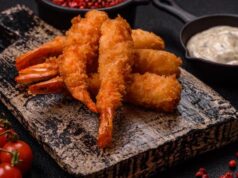 GAMBERONI FRITTI IMPANATI