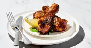 Cosce di pollo al sesamo