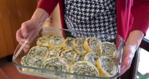 Rotolo spinaci e formaggio