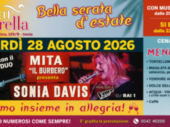 Cena, musica e ballo al Bar Mirella: venerdì 28 agosto arriva Sonia Davis